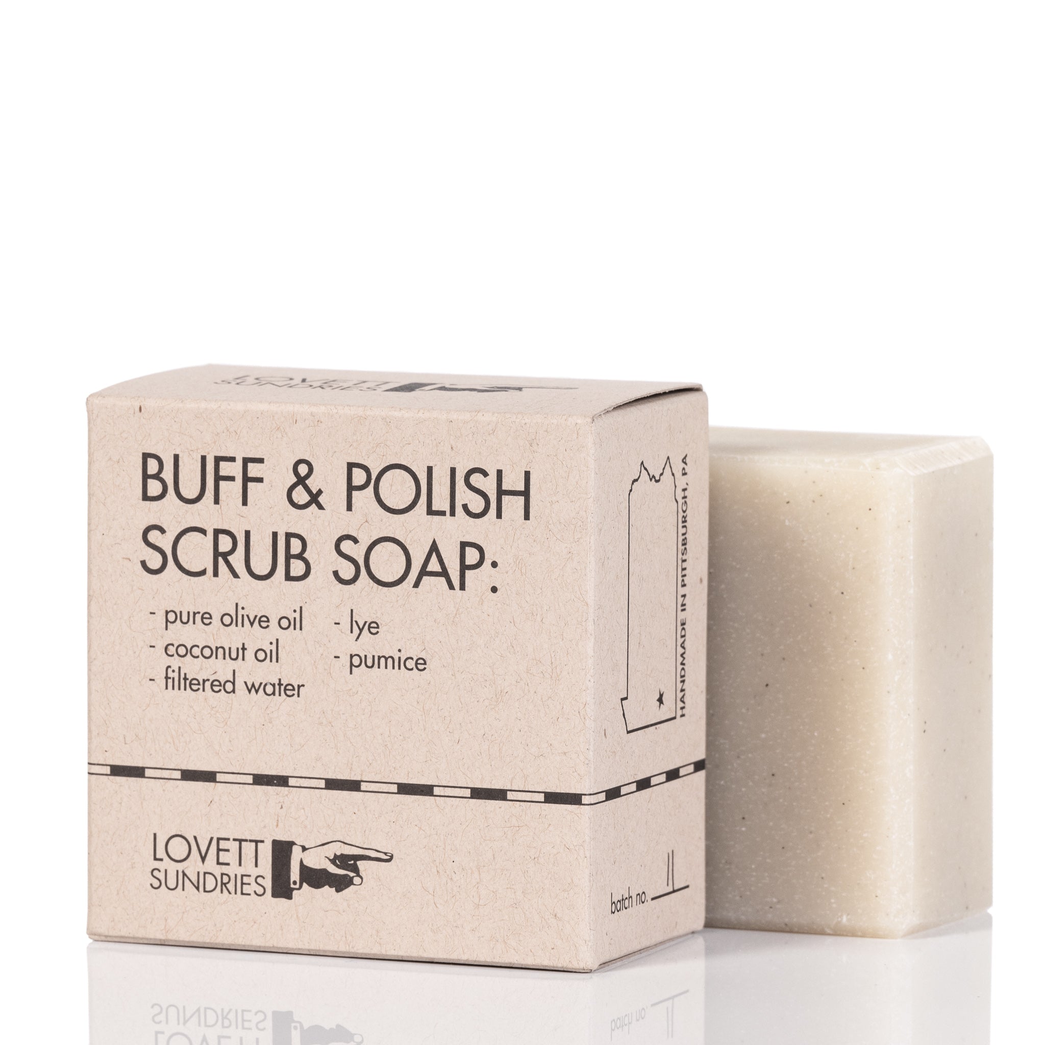 A pumice soap bar