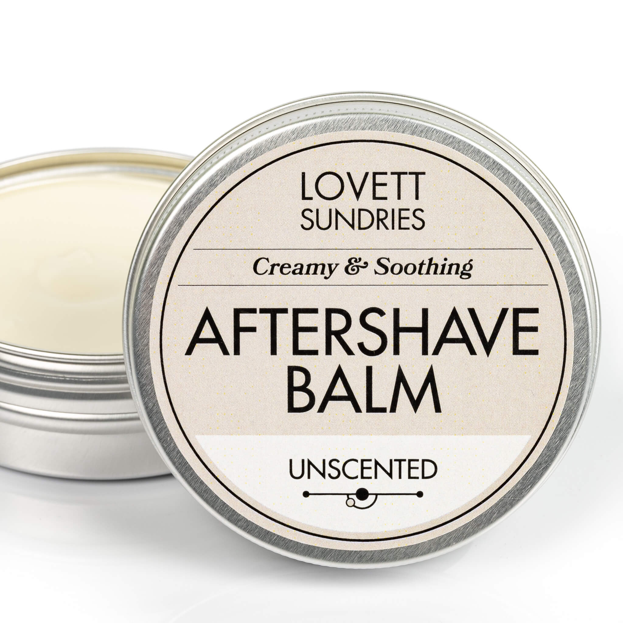 All natural unscented aftershave balm