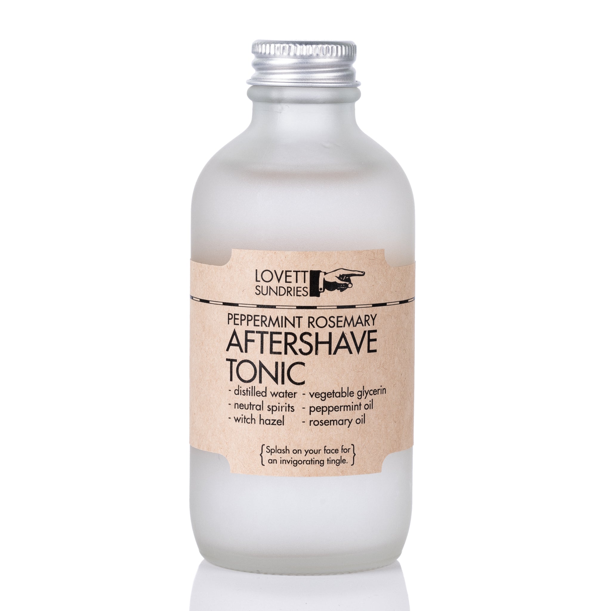 A bottle of aftershave tonic
