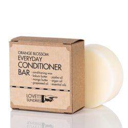 A orange blossom everyday conditioner bar.