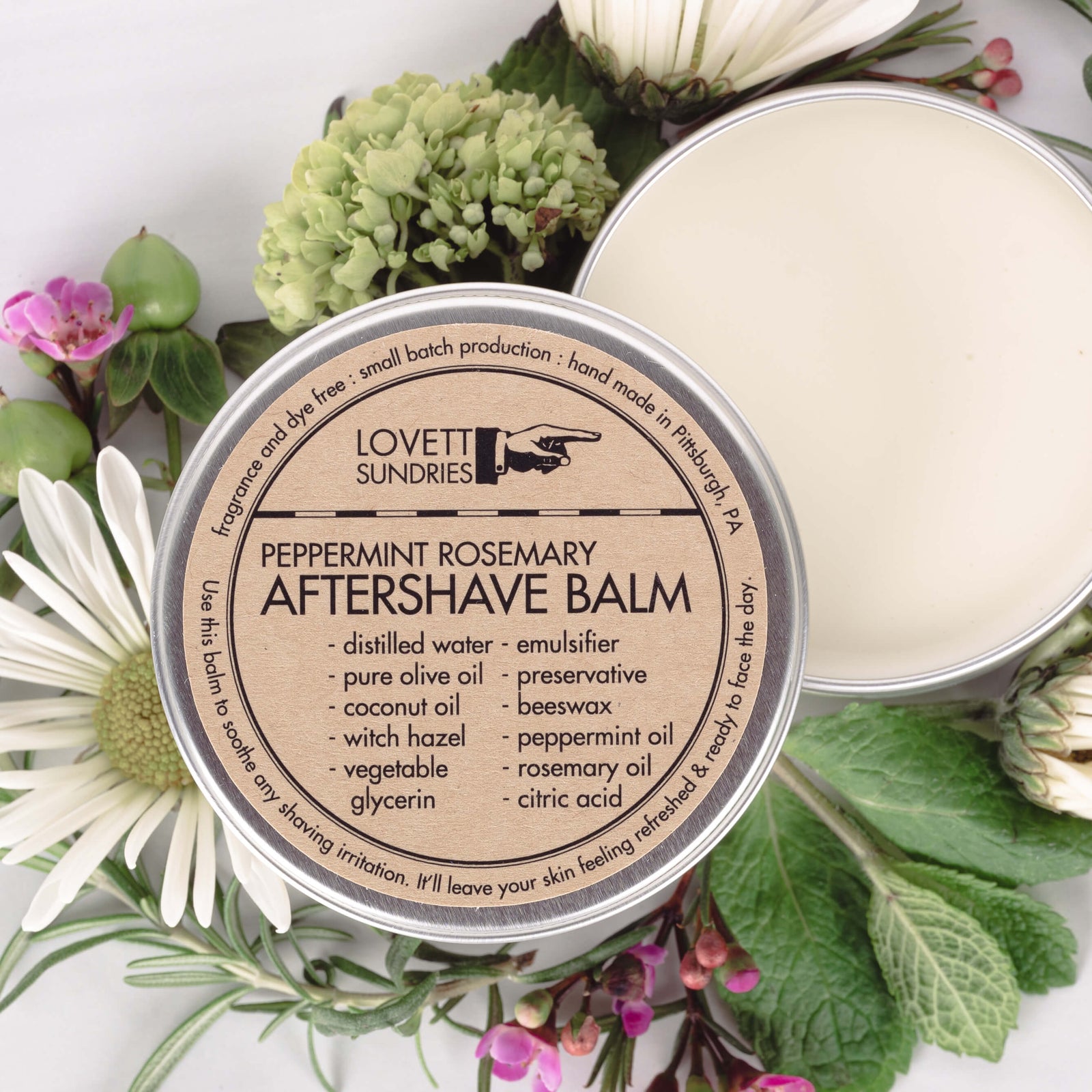 Soothing AllNatural Aftershave Balm Ideal for Sensitive Skin