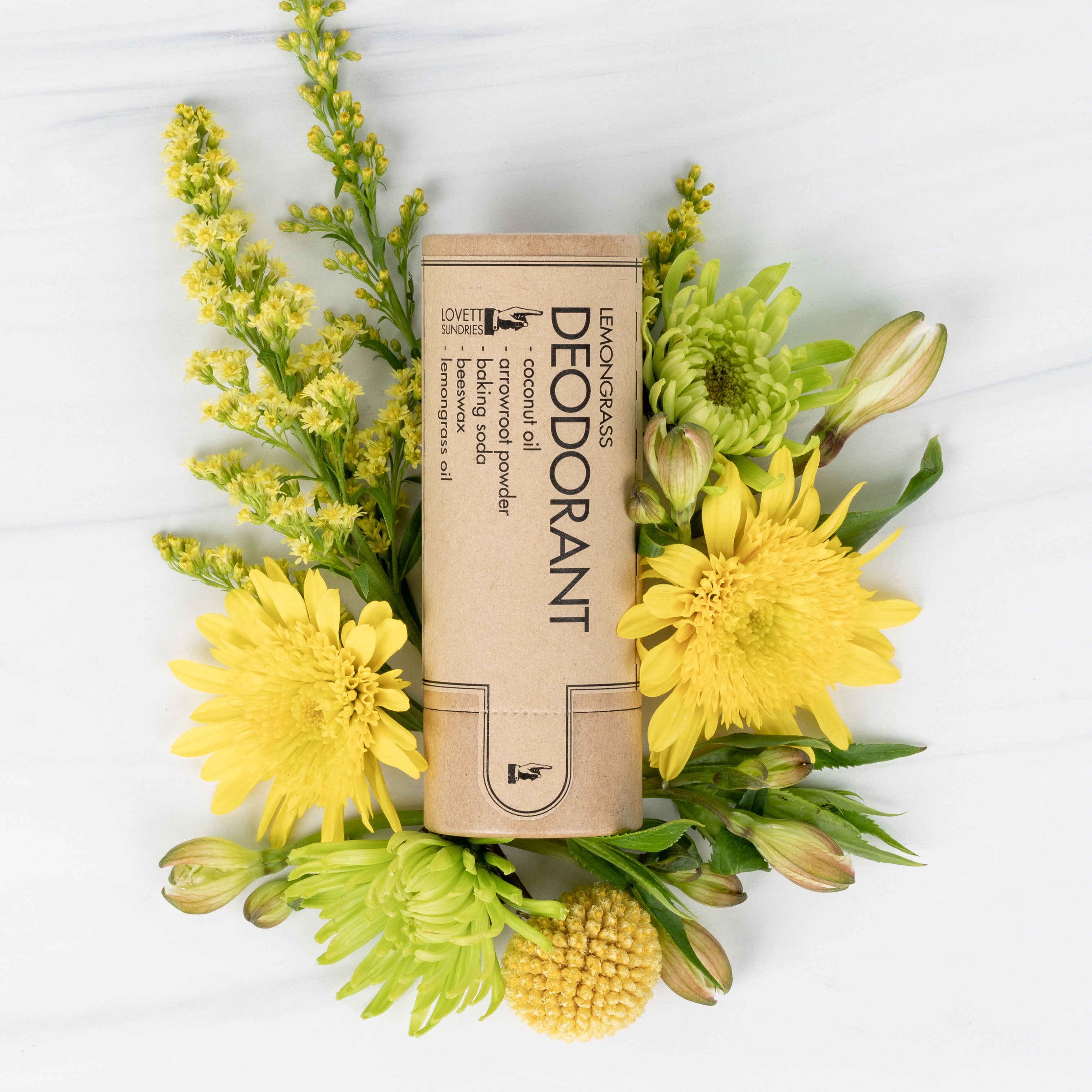Organic Deodorant Stick Lemongrass Rosemary